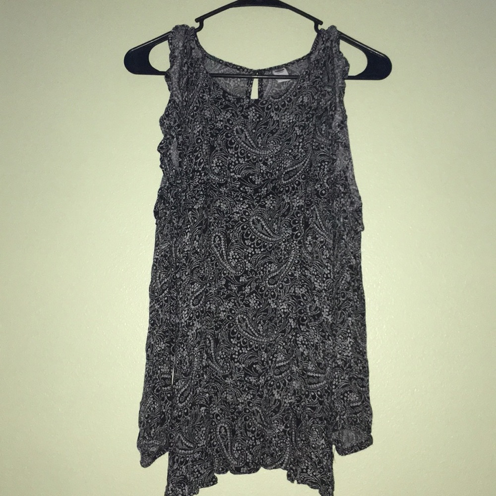 Off the shoulder long sleeve top